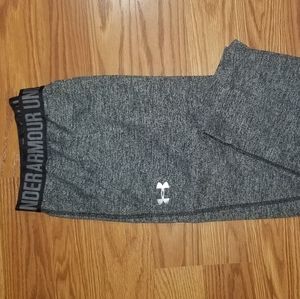 Heathered Gray Under Armour Crop Joggers